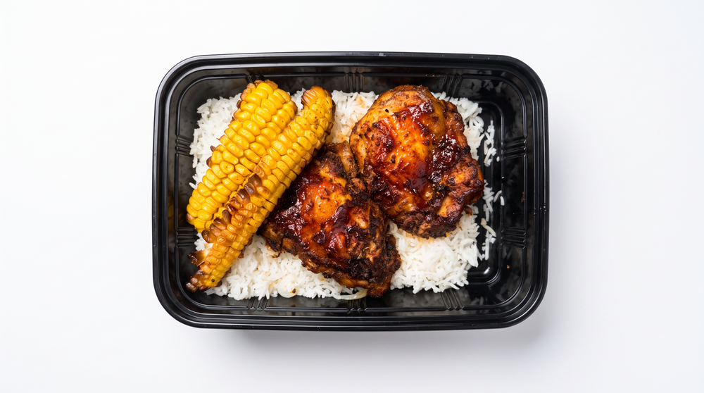 Sticky BBQ Chicken Rice