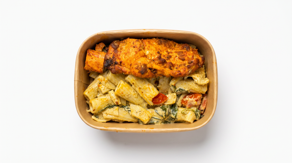 Creamy Tuscan Chicken Rigatoni