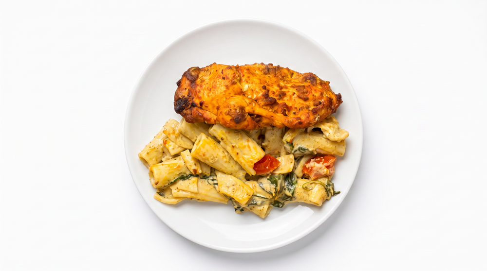 Creamy Tuscan Chicken Rigatoni
